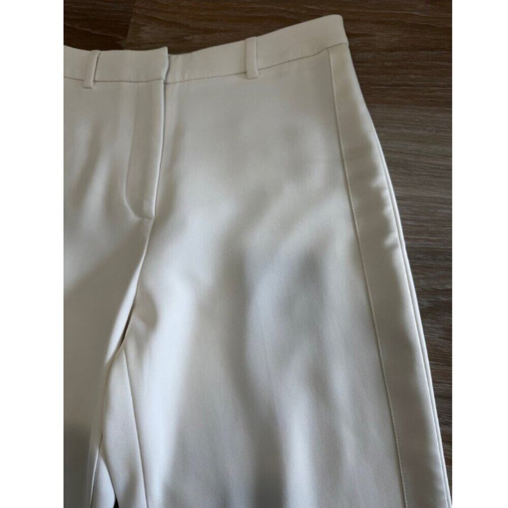 Judith & Charles | White High Waisted Tuxedo Stripe Pants size 2 - Picture 4 of 8